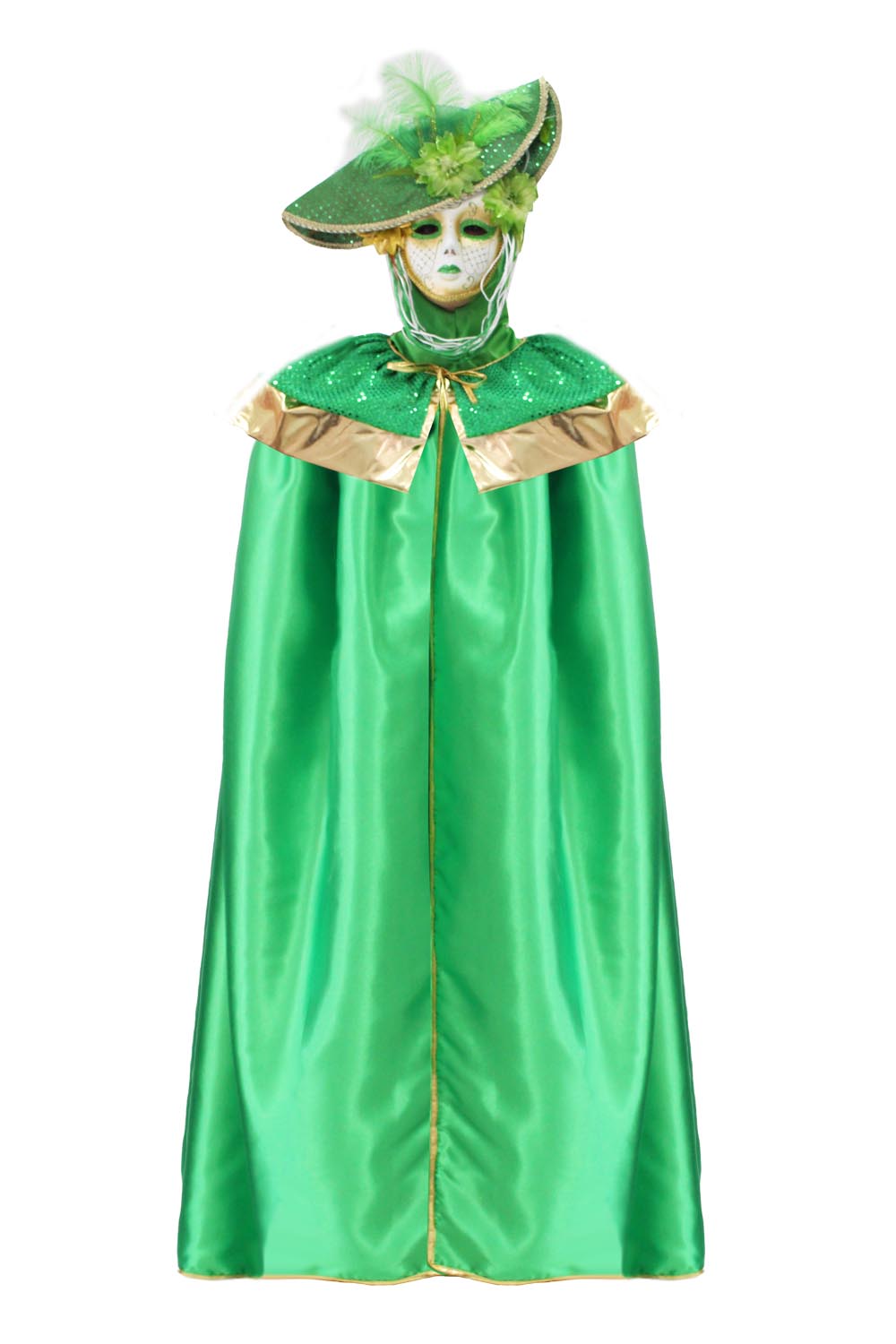 DOMINO PAILLETTES VERDE